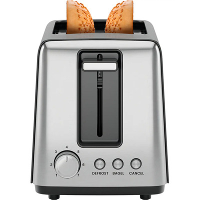 Chefman Tostadora De 2 Rebanadas, 7 Ajustes De Tostado Color Plateado | Envío gratis