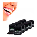 Kit X10 Blanqueador Dental Miracle Teeth Coco Carbon Natural
