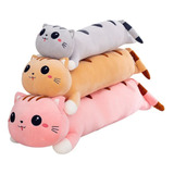 Peluche Gato Adorable Kawaii Cojin Suave Terciopelo