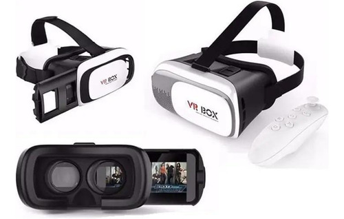 Óculos Vr Box 3d Realidade Virtual 2.0 + Controle Bluetooth