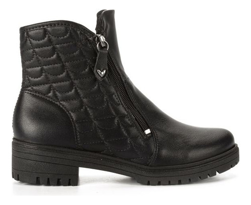 Bota Mississipi Coturno Casual Ziper Cano Baixo Mi842