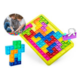 Pop It Rompecabezas Juego Burbujas Bloques Tetris Puzzle Tik Color Amarillo Limon - Burbujas Explosion Diversion Familia Amigos Juego Mesa
