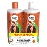 Kit Shampoo E Condicionador, S.o.s Cachos, Salon Line, 1 L