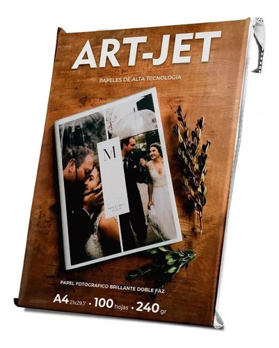 Papel Fotográfico Doble Faz Glossy Art-jet® A4 240g 100hojas