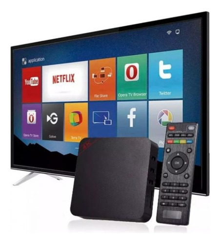 Conversor Box Smart Hdtv Transforme Tv Normal Em Smart Tv