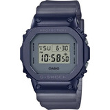 Reloj Casio G-shock Gm-5600mf-2cr Para Caballero Color De La Correa Azul Color Del Bisel Azul Color Del Fondo Gris