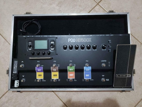 Pedaleira Line 6 Pod Hd500x Multiefeitos - Fullpack Amps