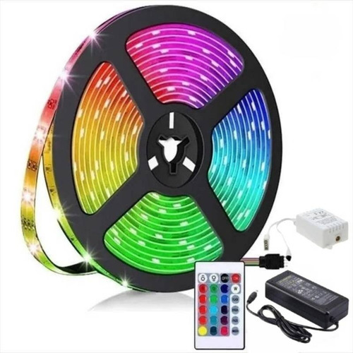 Tiras Luz Led De Colores Cinta Led Rgb Luces Led 5050 5m