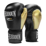 Guantes De Boxeo Boxing Mma Dorados Talla Estándar Feierdun