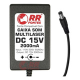 Fonte Dc 15v Pra Caixa Amplificada Multilaser Sp396