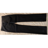 Pantalon De Jean Negro Talle 27 Akiabara, Elastizado, Divino