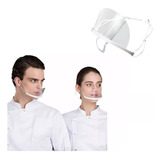 10pc Máscaras Transparente Epi Facial Protetor Facial