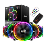 Cooler Fan Aigo Dr12 Pro Rgb D/face 5 Fans +controladora +ir