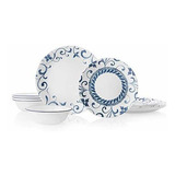 Set De Vajilla 12 Piezas Corelle Artemis Redonda