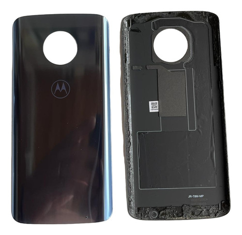 Tapa Trasera Moto G6 Plus Original Azul/celeste Metalizado