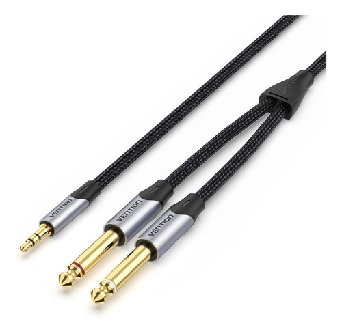 Cable Audio Vention 3.5mm A 2x 6.5mm Macho A Macho 2m