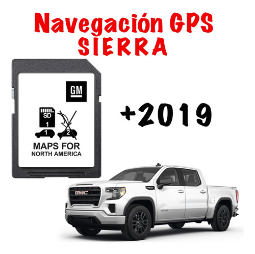 Tarjeta De Navegacion Sd Gps Gmc Sierra  2019 En Adelante