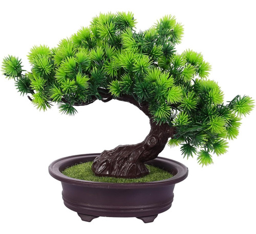 Decoracion Planta Artificial 26cm Bonsai Regalo