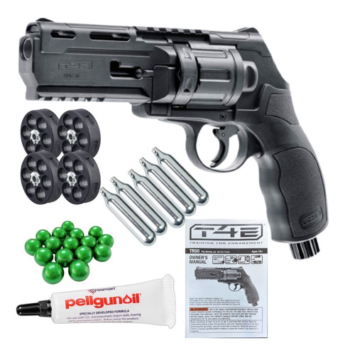 Marcadora .50 Gotcha Revolver Umarex Tr50 Paintball Co2 Xt C