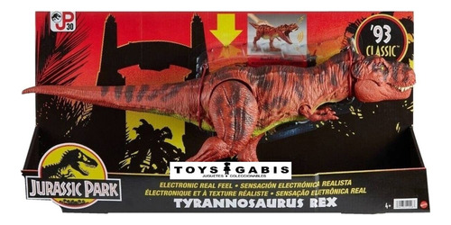 T Rex Clasico Sensacion Electronica Realista Jurassic Park