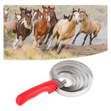 Raspador De Metal Para Caballos, Cepillo Para Picar El Ganad