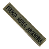 Escudo Parche Bordado Tira De Fuerza Aerea Argentina Militar