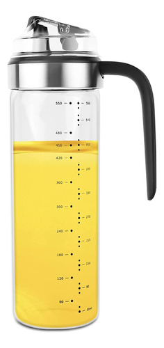 Botella Dispensador De Aceite Vinagre Aceitera Cristal 550ml