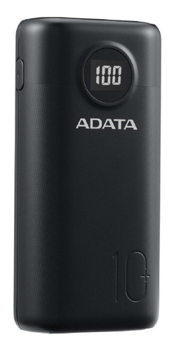 Power Bank Adata P10000qcd 10000mah Pantalla Digital Negro