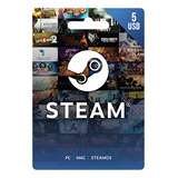 Steam Wallet 5 Usd