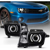 Par De Faros Lupa / Led Chevrolet Camaro 2010 2011 2012 2013