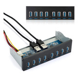 Usb Frontal Del Panel 3 0 Cubo 8 Puerto De 19 Pines A 8...