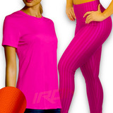 Conjunto Camiseta Malha Fria Poliamida + Calça Legging 3d