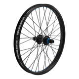 Rin Alum.trasero 20  Armado Bmx (infinity) Negro, Niple Azul