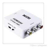 Mini Conversor Hdmi Para 2av Hd Tv Tubo Converter