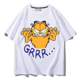 Polera De Manga Corta Con Estampado Digital De Garfield Ca