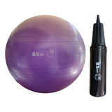 Pelota Esferodinamia De 85 Cm + Inflador Fit Gym Ball Pilate