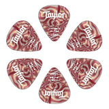 Uñetas De Guitarra Taylor Ruby Swirl 1.25 Pack 12u