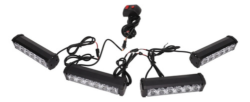 Barra De Luces Intermitentes De Emergencia 4 En 1 Led Estrob