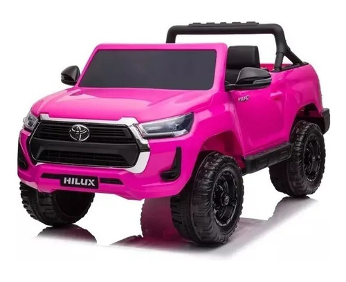 Auto A Batería Para Niños Shine Hilux Shd1860  Color Rosa 