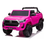 Auto A Batería Para Niños Shine Hilux Shd1860  Color Rosa 