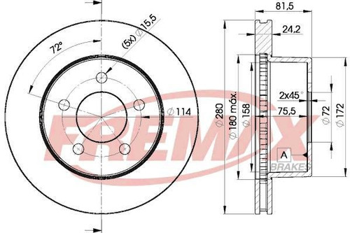 Kit Discos Y Pastillas De Freno Jeep Grand Cherokee 84/99 Foto 2