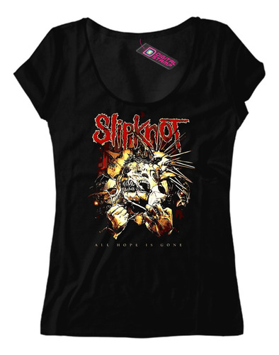 Remera Mujer Slipknot M 33 Dtg Premium