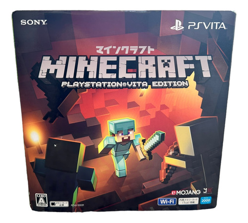 Psvita Edição Minecraft - Playstation Vita Colecionador Sony Frete Grátis 12x Sem Juros