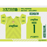 Arte Vetor Camisa Palmeiras Goleiro 2022-2023