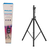 Atril De Parlante Negro Philco Metal Regulable  Directo