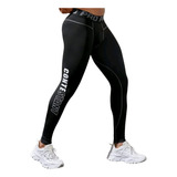 Lycra Deportiva Transpirable Con Estampado - Negro Ref. 8035