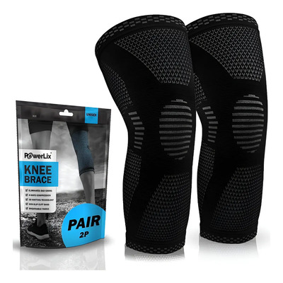 Rodillera Elástica Deportiva De Compresión Para Gimnasios Color Negro Talla M | MercadoLibre