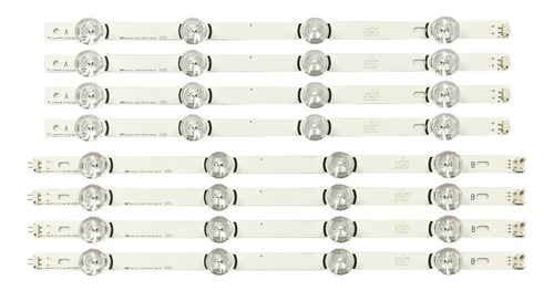 8 Tiras A/b 4+4 Leds (6v) Tv 42 LG  42lb6500-um 42lb6500