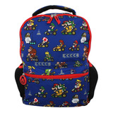 16 Pulgadas Mochila Escolar - Mario Kart