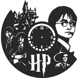 Reloj De Harry Potter Bross En Madera
